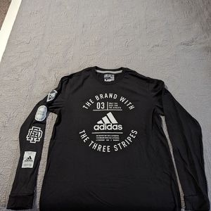 Mens Long Sleeve Adidas Tshirt Medium